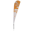 11.5' Streamline Tear Drop Sail Sign Kit Single-Sided w/Spike Base